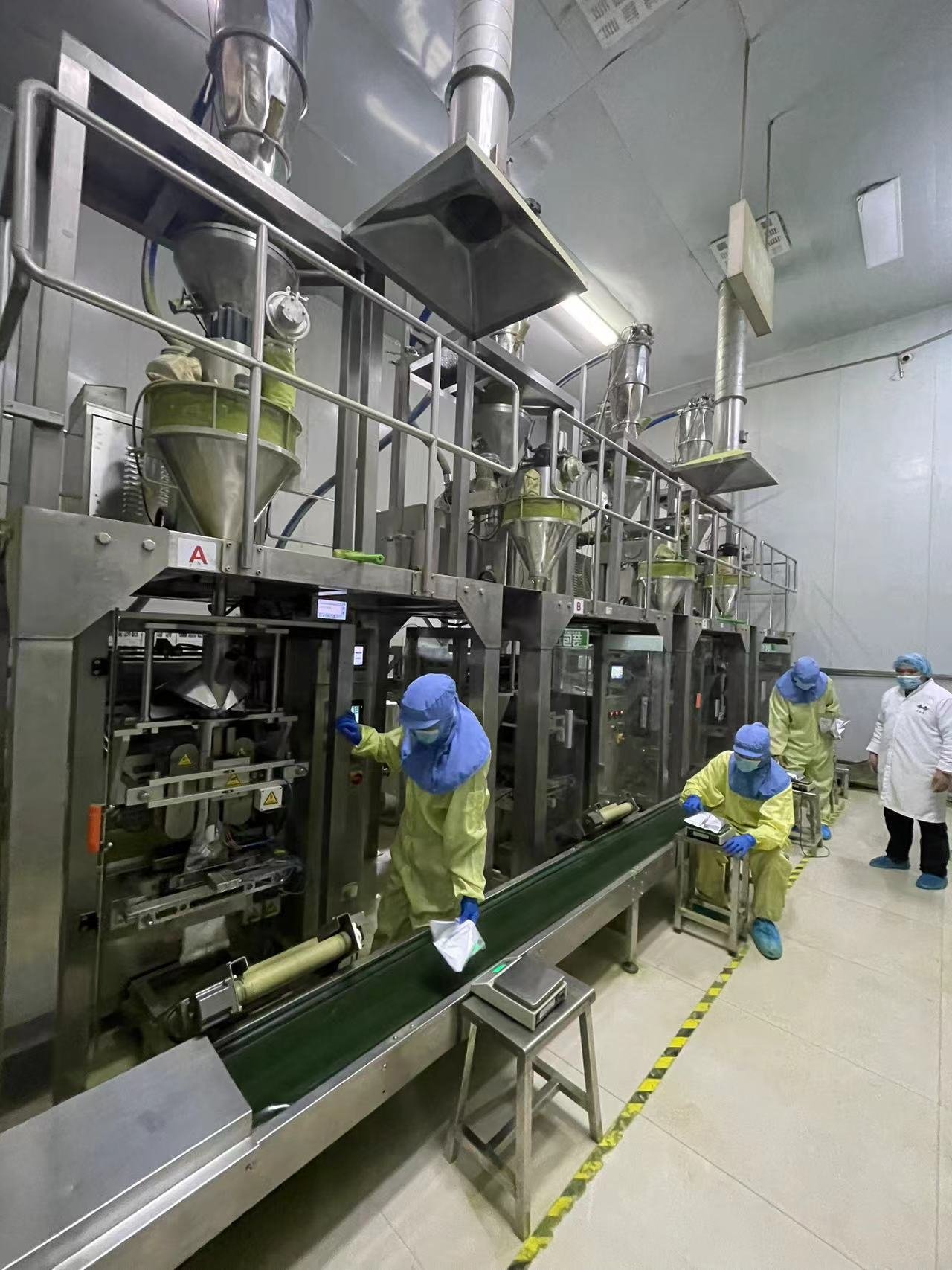 Automated Sterile Packaging Line for Matcha Powder